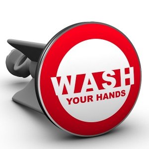 Waschbeckenstöpsel Wash Your Hands, das 