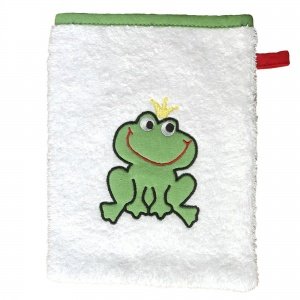 Waschhandschuh Frosch