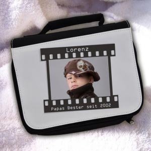 Waschtasche mit Foto, Namen und persönli