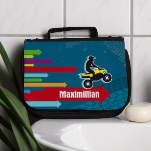 Waschtasche mit Quad und Wunschnamen (Mo
