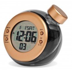 Wasserbetriebene Uhr mit Temperaturanzei