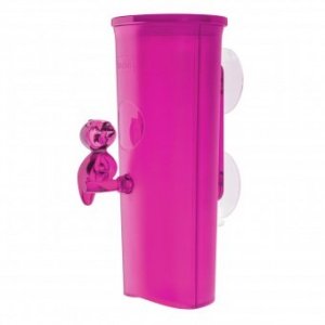 Wattepadspender Florence transparent pin