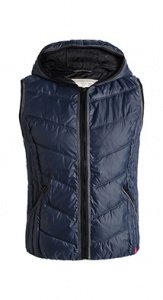 Wattierte Kapuzen-Steppweste