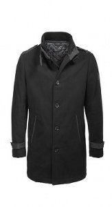 Wattierter Moleskin Baumwollmantel