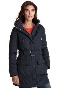 Wattierter Nylon-Mantel