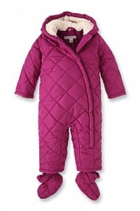 Wattierter Schneeanzug mit Fleece-Futter