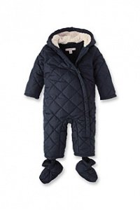 Wattierter Schneeanzug mit Fleece-Futter