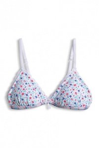 Wattierter Triangel-BH aus Baumwolle