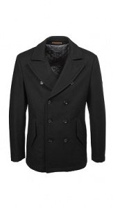 Wattierter Woll-Mix Flanell Caban