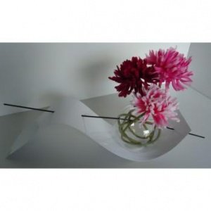 Wave L Blanc/White - Vase von BooKan