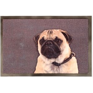 waschbare Fussmatte Mops