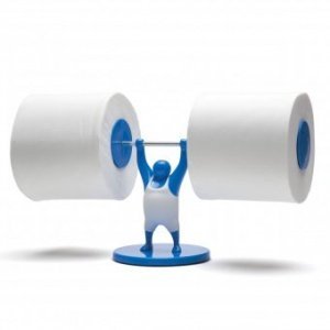 WC-Rollenhalter Mr T blau