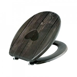 WC Toilettensitz Holzherz