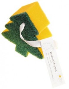 WEIHNACHTSPUTZ Putzschwamm BAUM