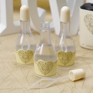 Wedding Bubbles Ornamentherz, creme-gold