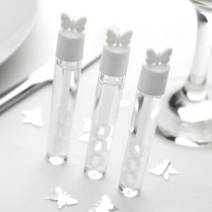 Wedding Bubbles Schmetterling, weiß