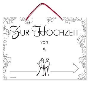 Wegweiser Zur Hochzeit