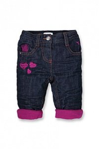 Weiche Jeans mit Jersey-Futter