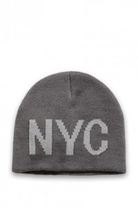 Weiche NYC Mütze aus doppeltem Strick