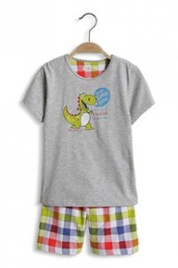 Weicher Jersey-Pyjama aus Baumwoll-Mix