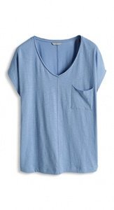 Weiches Baumwoll Slub Jersey T-Shirt