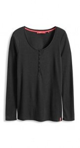 Weiches Henley-Longsleeve