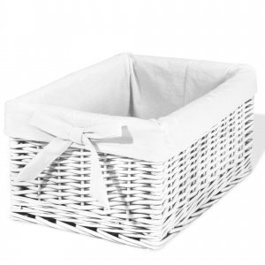 Weidenkorb KÄTHE weiß       R7