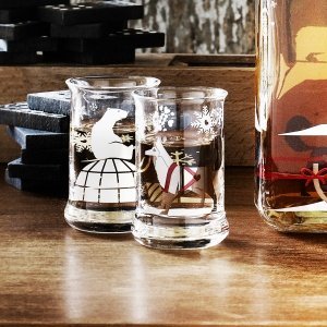 Weihnachtliche Schnapsgläser