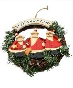 Weihnachtlicher Türkranz *Willkommen- We