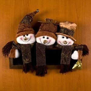 Weihnachtliches Schild zum Aufhängen in 