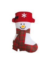 Weihnachts Deko Weihnachtsstrumpf Schnee