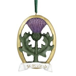 Weihnachtsanhänger "Scottish Thistle"