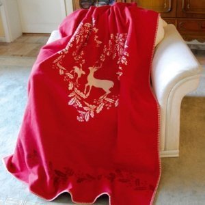 Weihnachtsdecke Cervo 140 x 200 cm