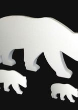 Weihnachtsdeko Eisbär Breit