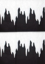 Weihnachtsdeko Eiszapfenfries 95x35cm