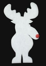 Weihnachtsdeko Rentier Silhouette Mit Ro