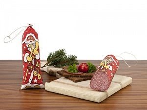 Salami Weihnachtsmann