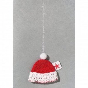Weihnachtskarte Strick M?tze