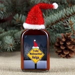 Weihnachtskräuterlikör *Warnschild Frohe