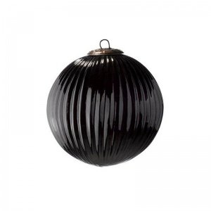 Weihnachtskugel sort glas