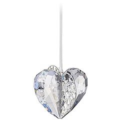 Weihnachtsornament Herz, Crystal Golden 