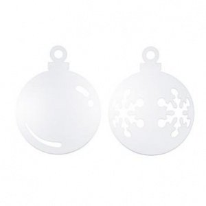 Weihnachtsschmuck Snow & Shine 2er Set transparent klar von Koziol