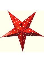 Weihnachtsstern mit Licht