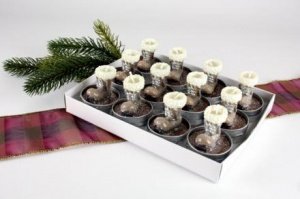Weihnachtsstiefel Teelichter 12er Set