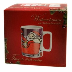 Weihnachtstasse mit Musik