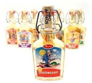 Weinbrand mit Schnappverschluß: *Löschwa