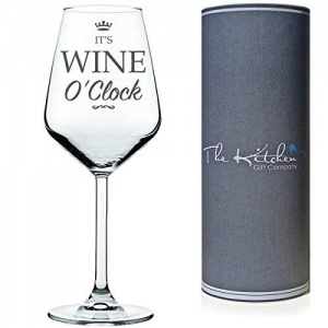 Weinglas „It-s Wine O-Clock“