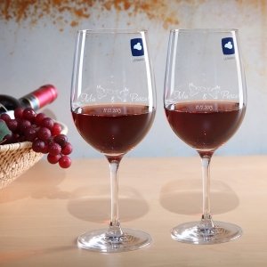 Weingläser im Set zur Hochzeit mit 