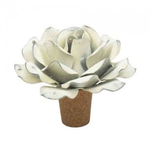 Weinpfropfen -Rose-, Creme, Lisbeth Dahl