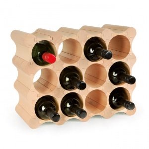 Weinregal Big Square Buche H 32,5 x B 42